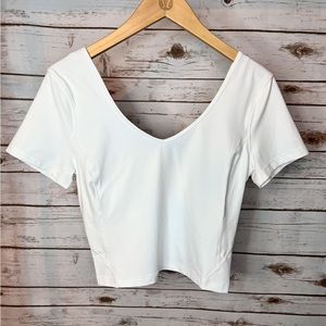 Lululemon Align Tee in White Size 8